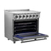 Forno Massimo 36" Freestanding Chef Door Electric Range FORNO