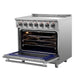 Forno Massimo 36" Freestanding Chef Door Electric Range FORNO
