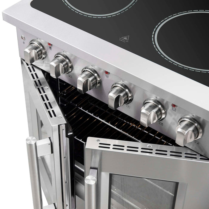 Forno Galiano 30" Freestanding French Door Electric Range FORNO