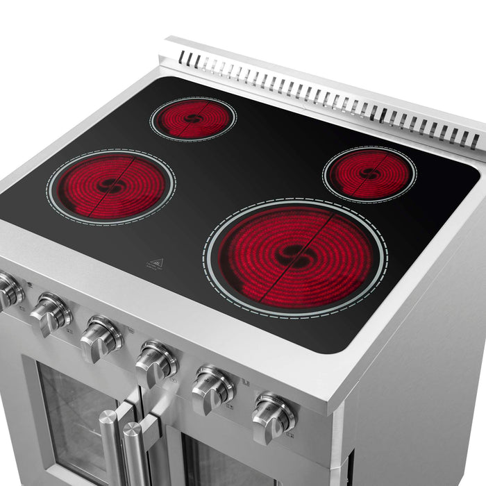 Forno Galiano 30" Freestanding French Door Electric Range FORNO