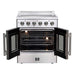 Forno Galiano 30" Freestanding French Door Electric Range FORNO