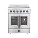 Forno Galiano 30" Freestanding French Door Electric Range FORNO