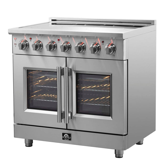Forno Massimo 36" Freestanding French Door Electric Range FORNO