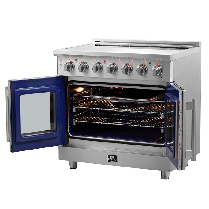 Forno Massimo 36" Freestanding French Door Electric Range FORNO