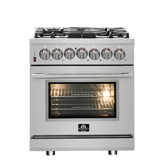 Forno Massimo 30" Freestanding Dual Fuel Range FORNO
