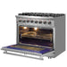 Forno Massimo 36" Freestanding Dual Fuel Range FORNO