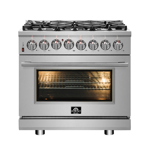 Forno Massimo 36" Freestanding Dual Fuel Range FORNO