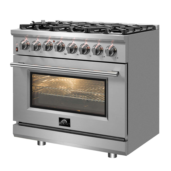 Forno Massimo 36" Freestanding Dual Fuel Range FORNO