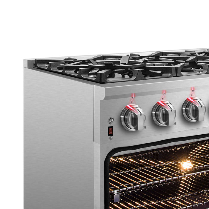 Forno Massimo 36" Freestanding Dual Fuel Range FORNO