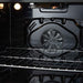 Forno Leonardo Espresso 30" Black Gas Range, 5 Burners, 39 500 BTU, 5 cu.ft. Convection Oven FORNO
