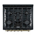 Forno Leonardo Espresso 30" Black Gas Range, 5 Burners, 39 500 BTU, 5 cu.ft. Convection Oven FORNO