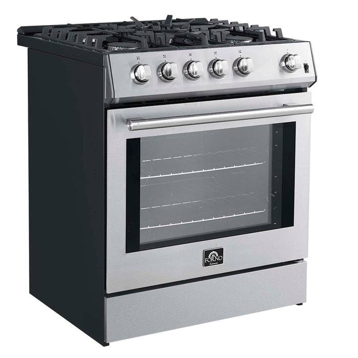 Forno Leonardo 30" Stainless Steel Gas Range FORNO