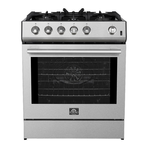 Forno Leonardo 30" Stainless Steel Gas Range FORNO