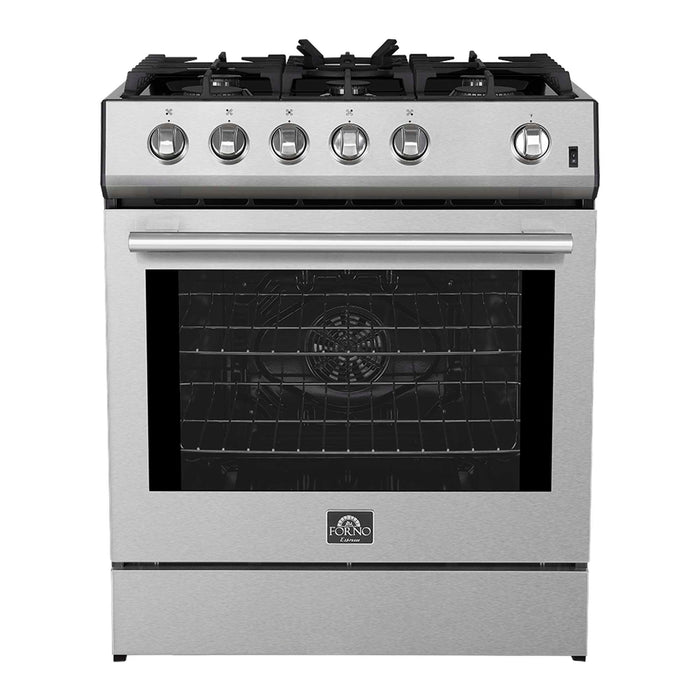 Forno Leonardo 30" Stainless Steel Gas Range FORNO