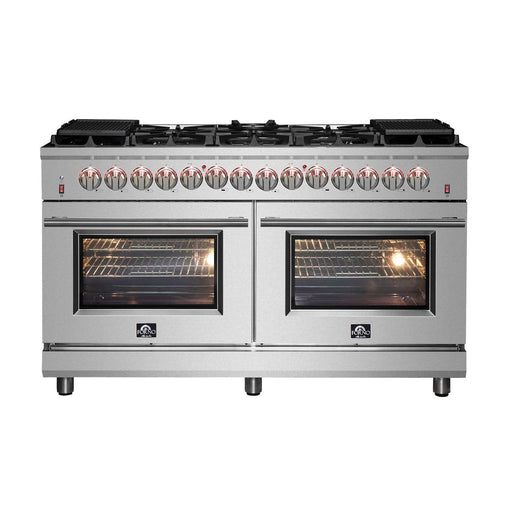 Forno Massimo 60" Freestanding Dual Fuel Range FORNO