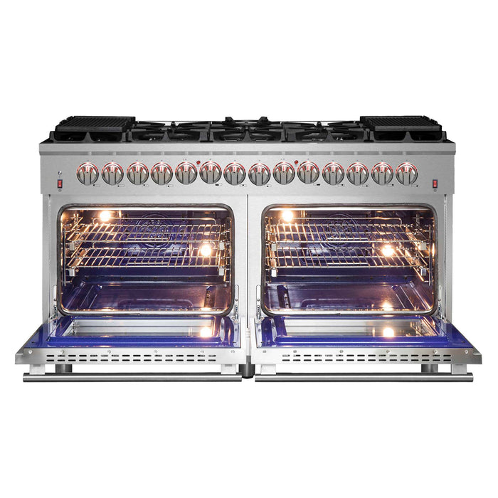 Forno Massimo 60" Freestanding Dual Fuel Range FORNO