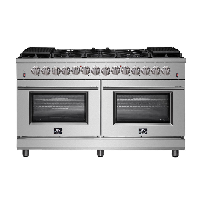 Forno Massimo 60" Freestanding Dual Fuel Range FORNO