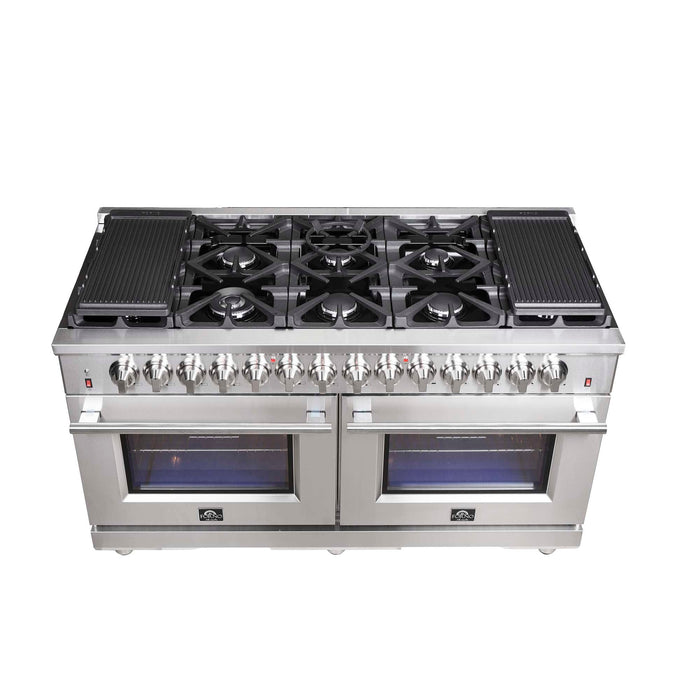Forno Massimo 60" Freestanding Dual Fuel Range FORNO