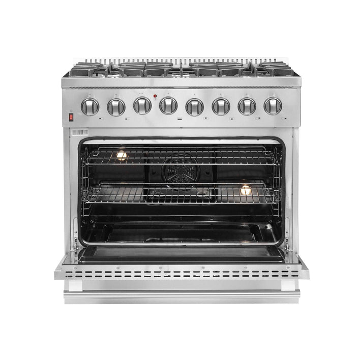 Forno Galiano 36" Freestanding Dual Fuel Range FORNO