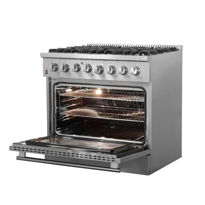 Forno Galiano 36" Freestanding Dual Fuel Range FORNO
