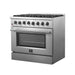 Forno Galiano 36" Freestanding Dual Fuel Range FORNO