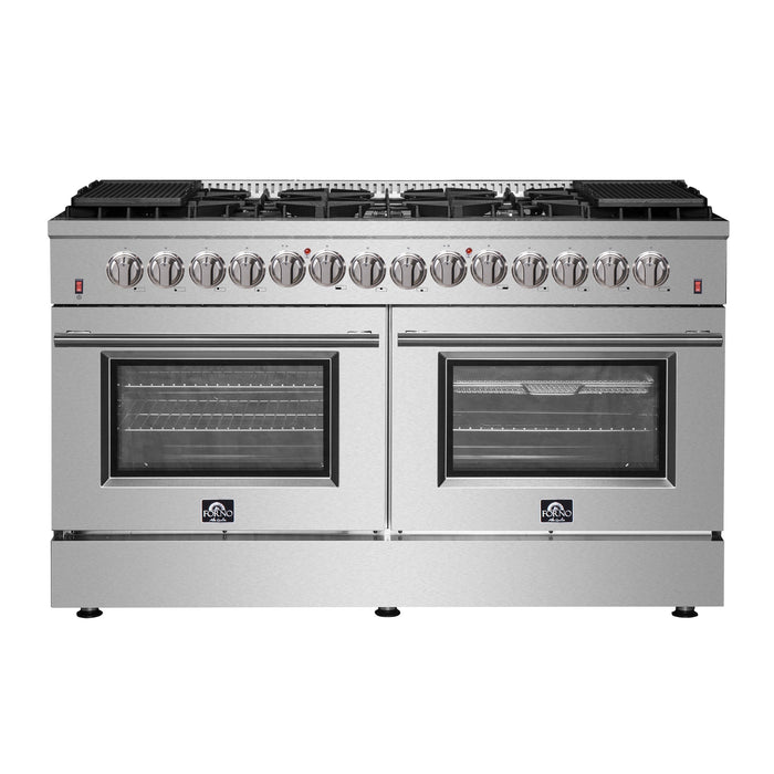 Forno Galiano 60" Freestanding Dual Fuel Range FORNO