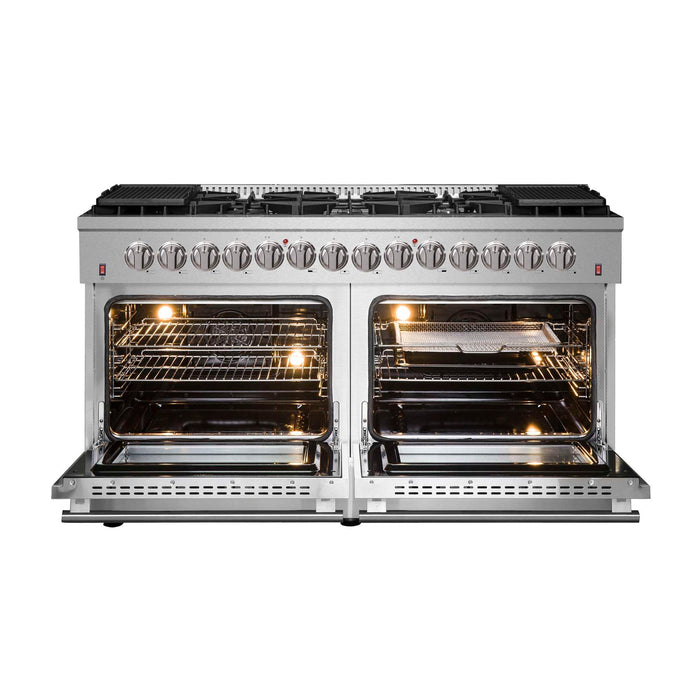 Forno Galiano 60" Freestanding Dual Fuel Range FORNO
