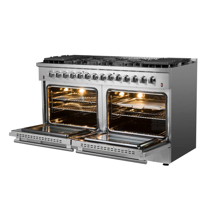Forno Galiano 60" Freestanding Dual Fuel Range FORNO