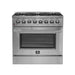 Forno Galiano 36" Freestanding Dual Fuel Range FORNO