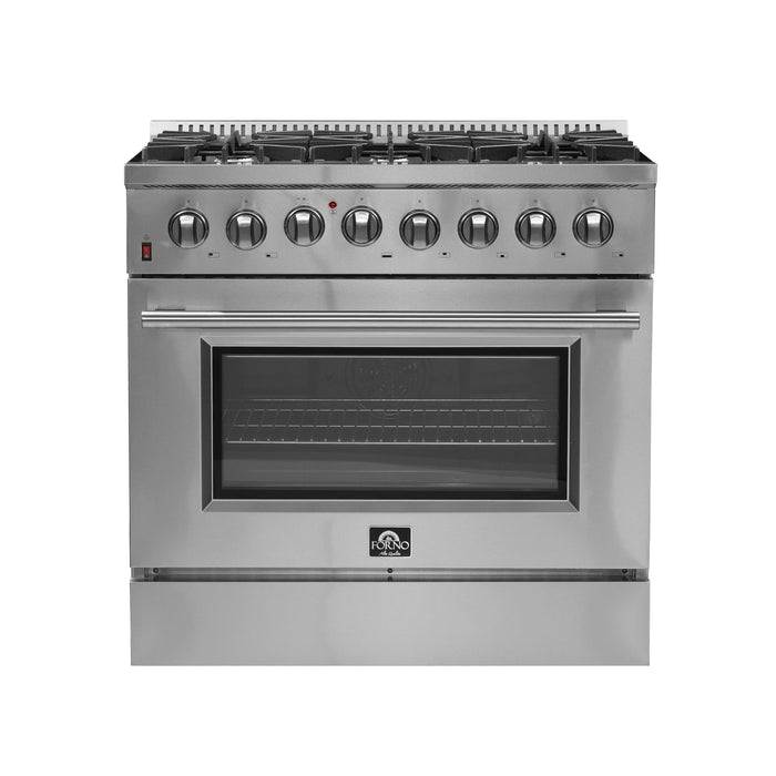 Forno Galiano 36" Freestanding Dual Fuel Range FORNO