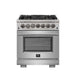 Forno Capriasca 30" Freestanding Dual Fuel Range FORNO