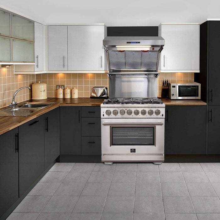 Forno Capriasca 36" Freestanding Dual Fuel Range FORNO