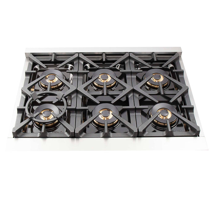 Forno Capriasca 36" Freestanding Dual Fuel Range FORNO
