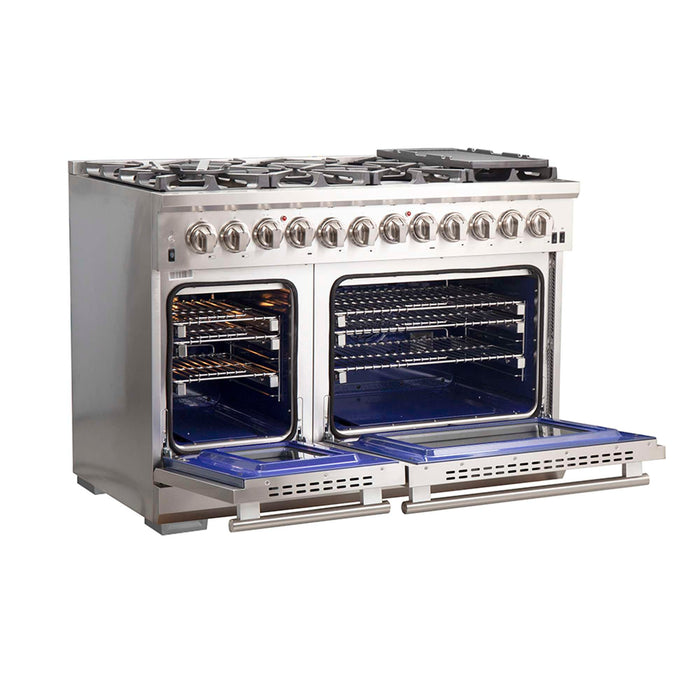 Forno Capriasca 48" Freestanding Dual Fuel Range FORNO