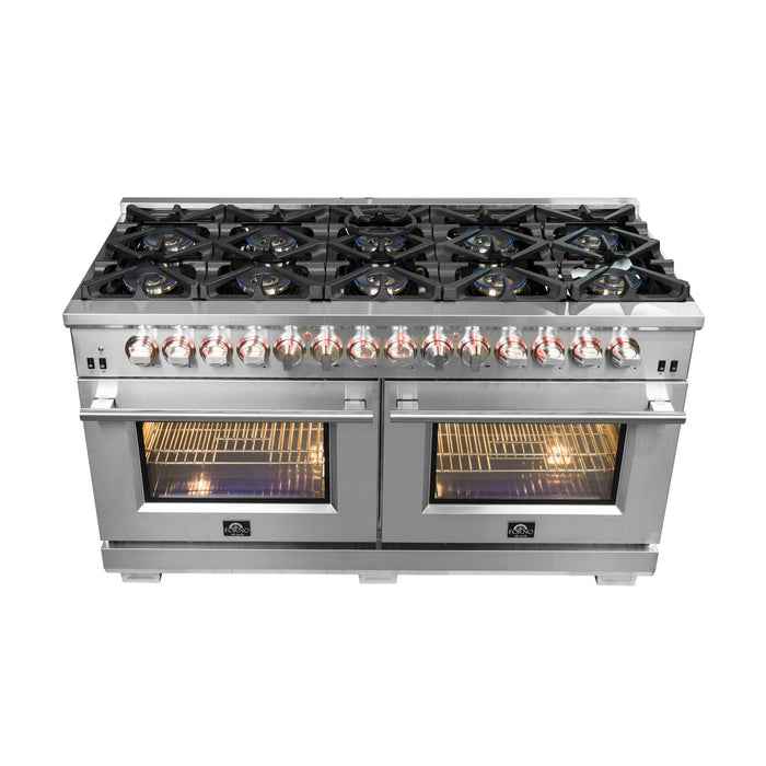 Forno Capriasca 60" Freestanding Dual Fuel Range FORNO