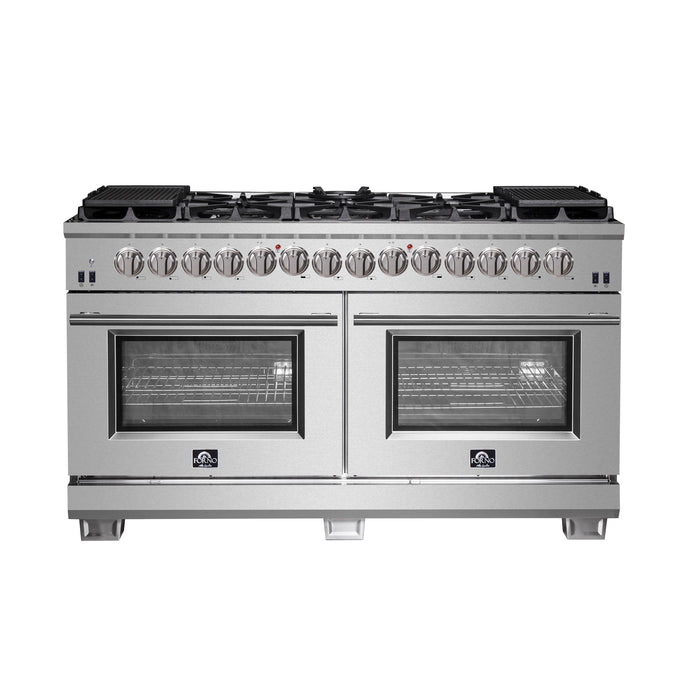 Forno Capriasca 60" Freestanding Dual Fuel Range FORNO