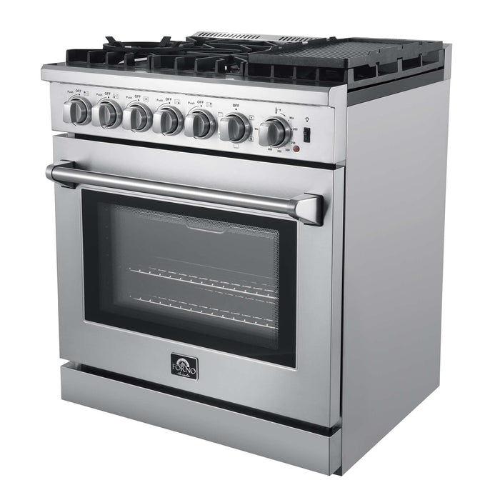 Forno Lazio 30" Freestanding Dual Fuel Range FORNO
