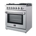 Forno Lazio 30" Freestanding Dual Fuel Range FORNO