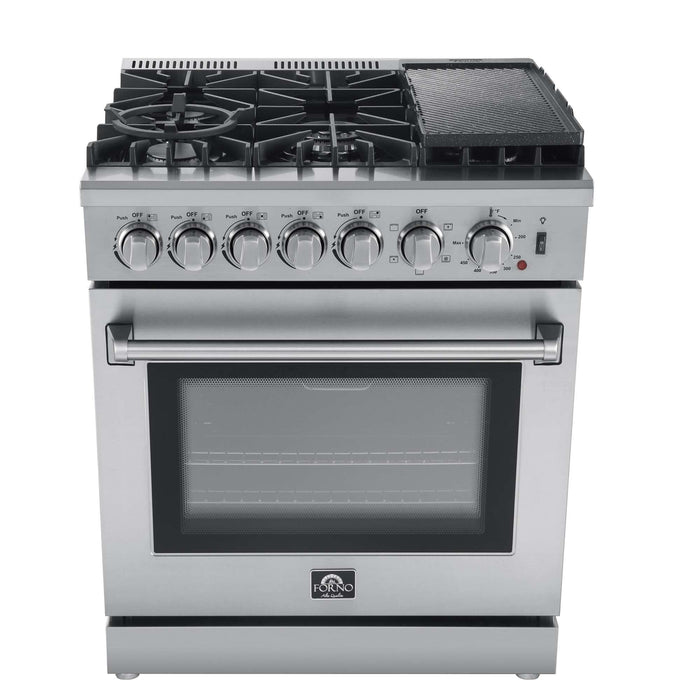 Forno Lazio 30" Freestanding Dual Fuel Range FORNO