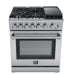 Forno Lazio 30" Freestanding Dual Fuel Range FORNO