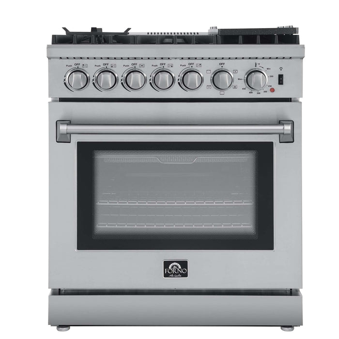Forno Lazio 30" Freestanding Dual Fuel Range FORNO