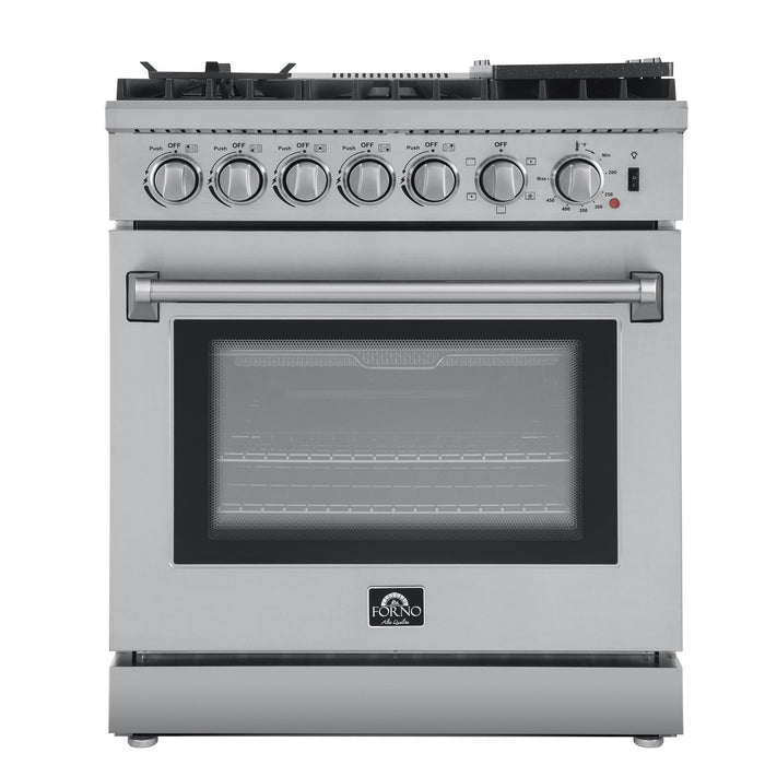 Forno Lazio 30" Freestanding Dual Fuel Range FORNO