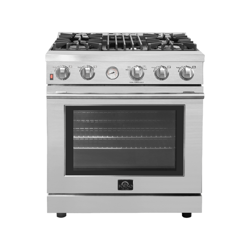 FORNO Livorno 30" Gas Range, 4 Burners FORNO
