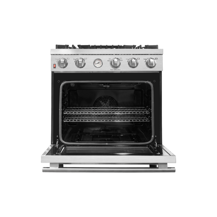 FORNO Livorno 30" Gas Range, 4 Burners FORNO