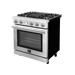 FORNO Livorno 30" Gas Range, 4 Burners FORNO