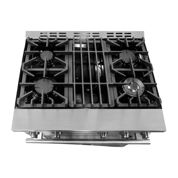 FORNO Livorno 30" Gas Range, 4 Burners FORNO