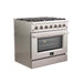 Forno Galiano 36" Freestanding Gas Range FORNO