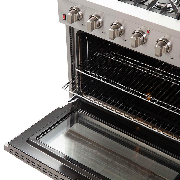 Forno Galiano 36" Freestanding Gas Range FORNO