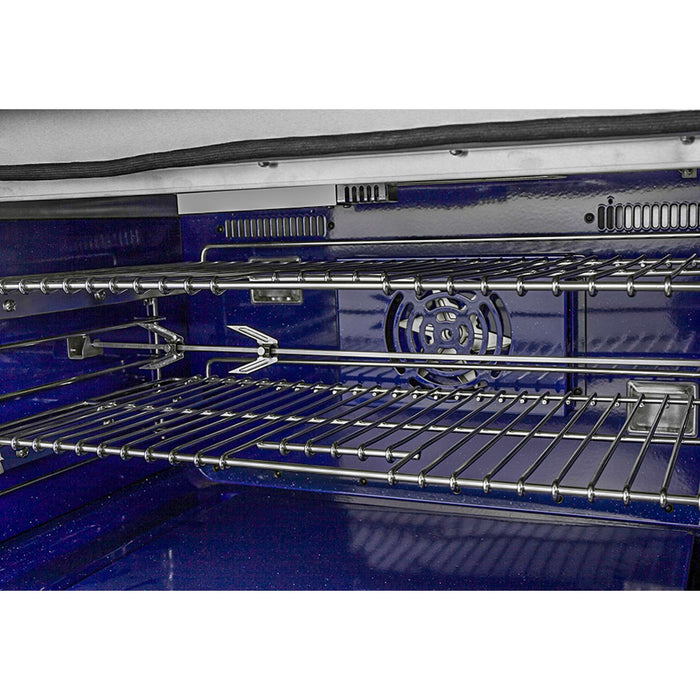 Forno Capriasca 36" Gas Range, 6 Brass Burners, 120,000 BTU, 5.36 cu.ft. Oven FORNO