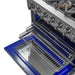 Forno Capriasca 36" Gas Range, 6 Brass Burners, 120,000 BTU, 5.36 cu.ft. Oven FORNO